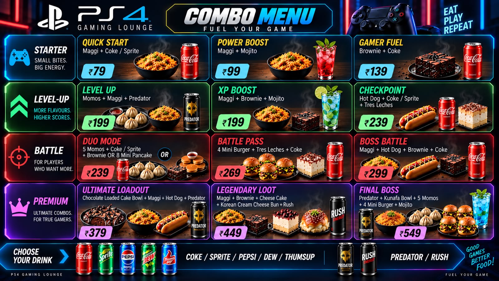 Combo Menu
